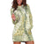 Vintage Puakenikeni and Maile Lei Hoodie Dress Hawaiian Style Tribal Tapa Double Strand Lei