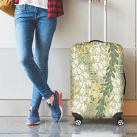 Vintage Puakenikeni and Maile Lei Luggage Cover Hawaiian Style Tribal Tapa Double Strand Lei LT9 - Polynesian Pride