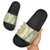 Vintage Puakenikeni and Maile Lei Slide Sandals Hawaiian Style Tribal Tapa Double Strand Lei - Polynesian Pride
