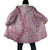 Pink Puakenikeni and Maile Lei Cloak Hawaiian Style Tribal Tapa Double Strand Lei - Polynesian Pride