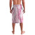 Pink Puakenikeni and Maile Lei Lavalava Hawaiian Style Tribal Tapa Double Strand Lei