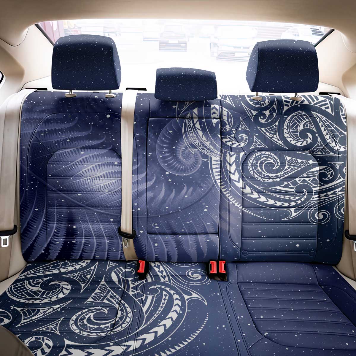 New Zealand Galaxy Fern Back Car Seat Cover LT9 - Polynesian Pride