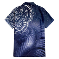 New Zealand Galaxy Fern Family Matching Summer Maxi Dress and Hawaiian Shirt LT9 - Polynesian Pride