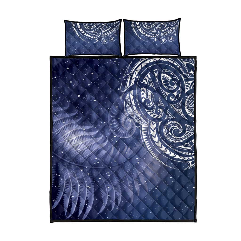 New Zealand Galaxy Fern Quilt Bed Set LT9 - Polynesian Pride