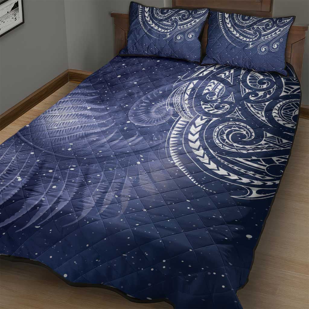 New Zealand Galaxy Fern Quilt Bed Set LT9 - Polynesian Pride