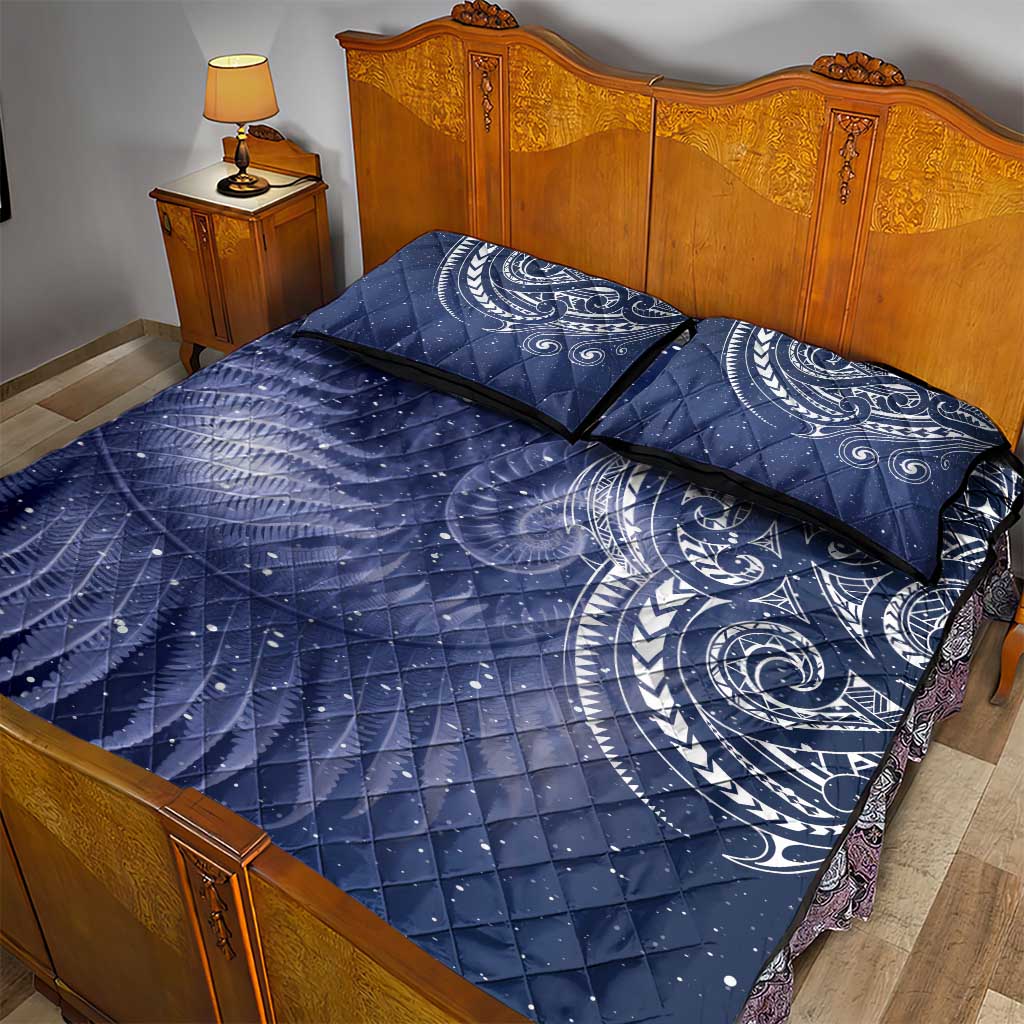 New Zealand Galaxy Fern Quilt Bed Set LT9 - Polynesian Pride
