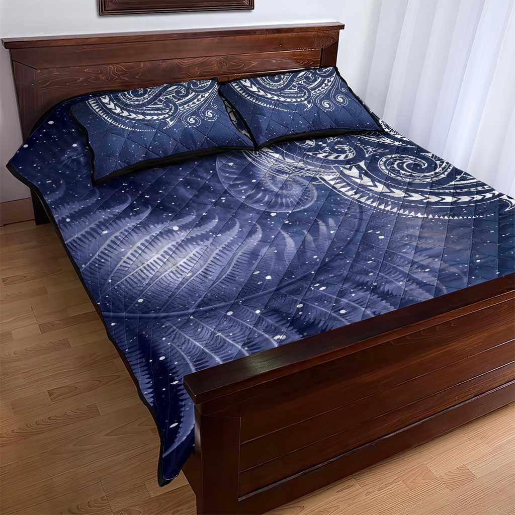 New Zealand Galaxy Fern Quilt Bed Set LT9 - Polynesian Pride