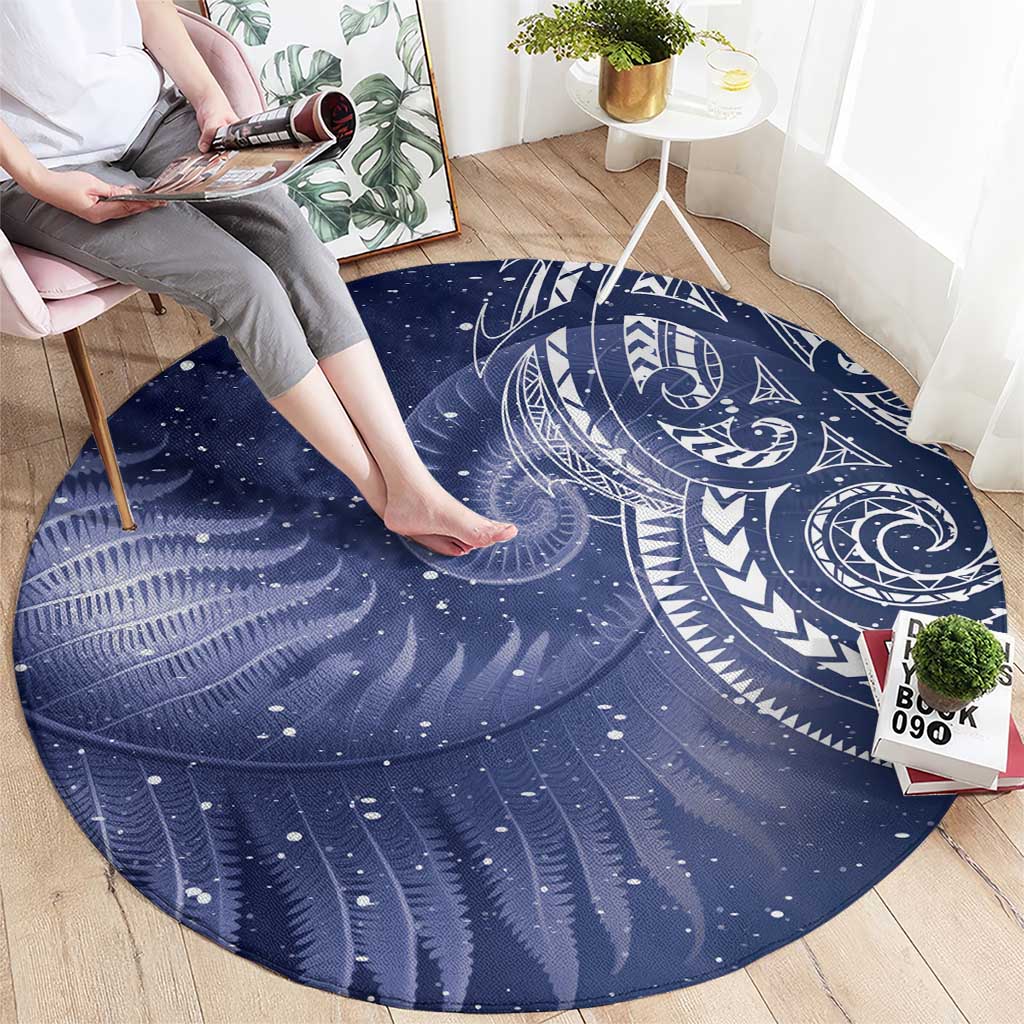 New Zealand Galaxy Fern Round Carpet LT9 - Polynesian Pride