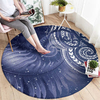 New Zealand Galaxy Fern Round Carpet LT9 - Polynesian Pride
