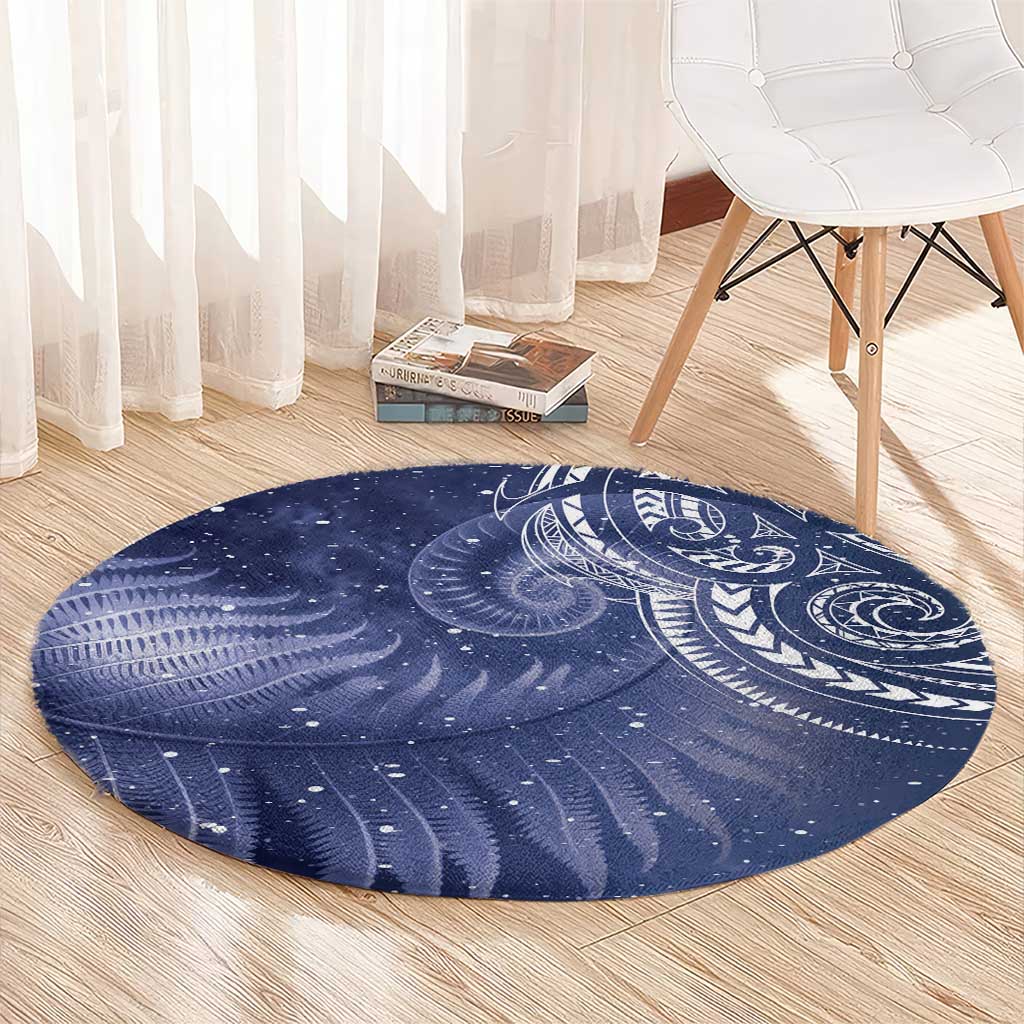 New Zealand Galaxy Fern Round Carpet LT9 - Polynesian Pride