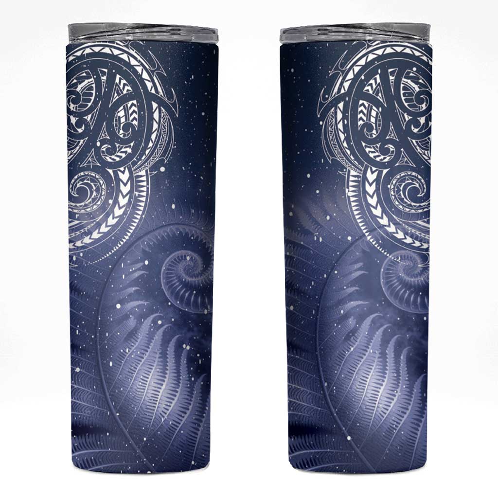 New Zealand Galaxy Fern Skinny Tumbler LT9 Galaxy - Polynesian Pride