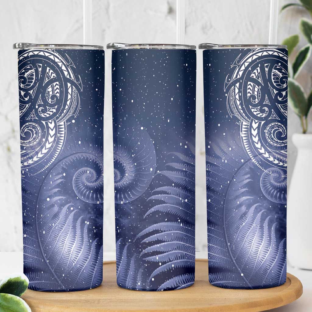 New Zealand Galaxy Fern Skinny Tumbler LT9 - Polynesian Pride