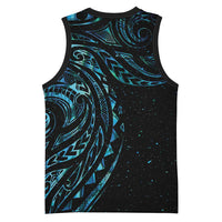 New Zealand Matariki Basketball Jersey Galaxy Maori Tribal Tattoo LT9 - Polynesian Pride