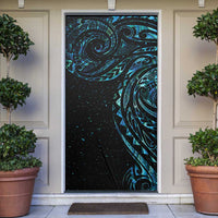 New Zealand Matariki Door Cover Galaxy Maori Tribal Tattoo LT9 Galaxy - Polynesian Pride