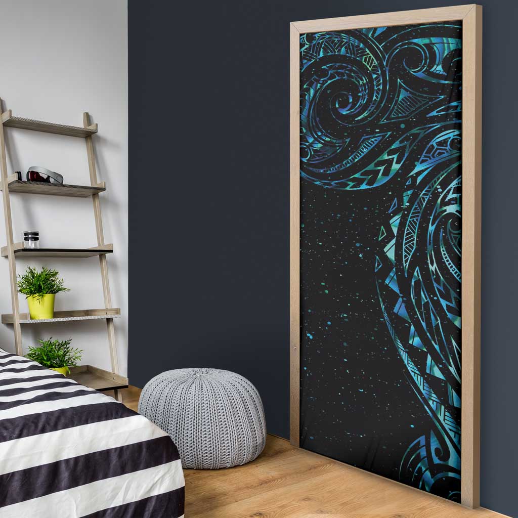 New Zealand Matariki Door Cover Galaxy Maori Tribal Tattoo LT9 - Polynesian Pride