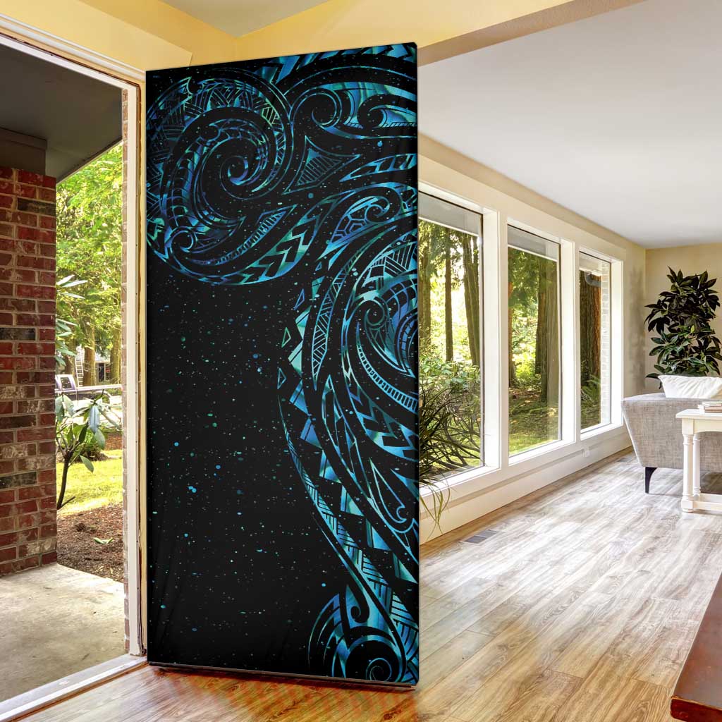 New Zealand Matariki Door Cover Galaxy Maori Tribal Tattoo LT9 - Polynesian Pride