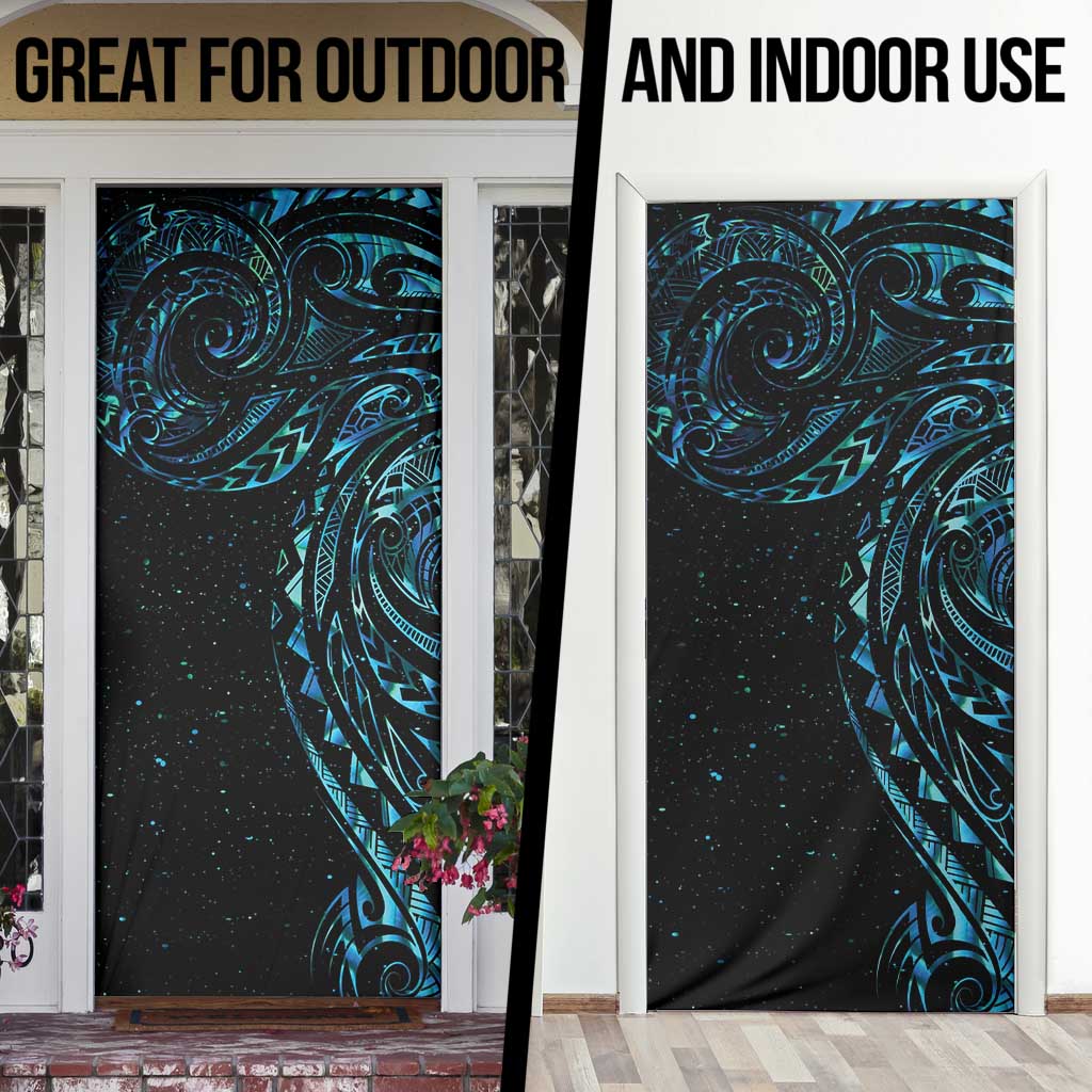 New Zealand Matariki Door Cover Galaxy Maori Tribal Tattoo LT9 - Polynesian Pride