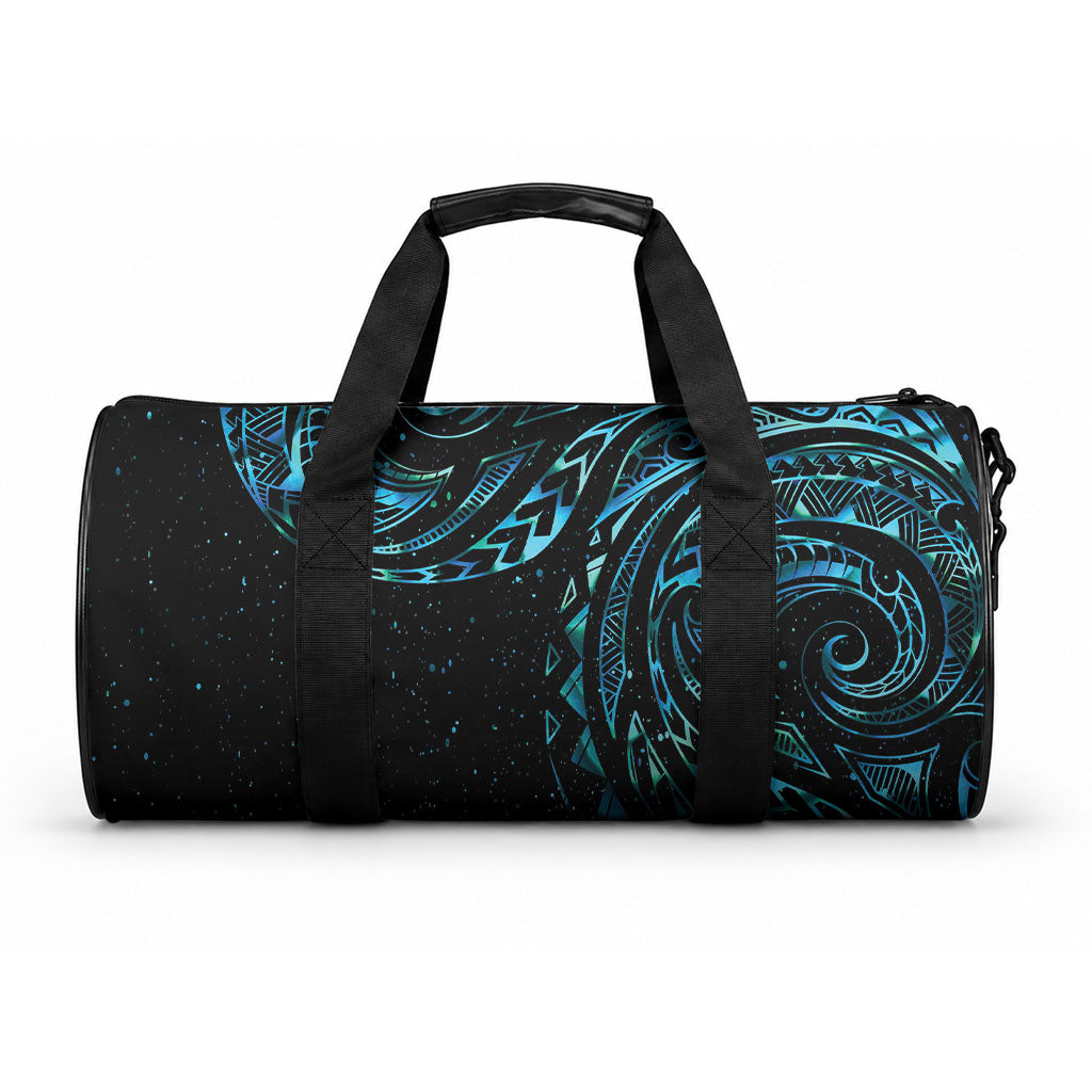 New Zealand Tribal Tattoo Duffle Bag With Matariki Art LT9 One size Galaxy - Polynesian Pride
