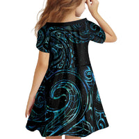 New Zealand Tribal Tattoo Family Matching Tank Maxi Dress and Hawaiian Shirt With Matariki Art LT9 - Polynesian Pride