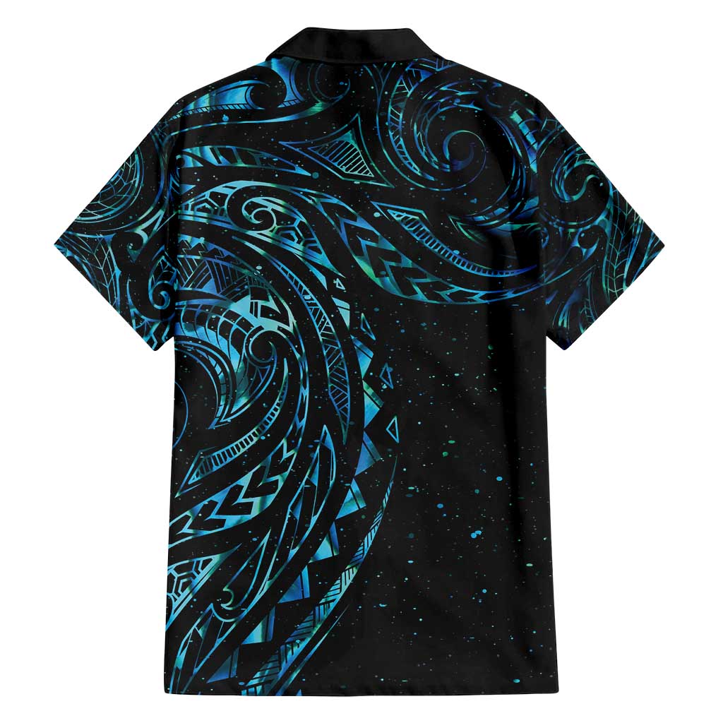 New Zealand Tribal Tattoo Family Matching Tank Maxi Dress and Hawaiian Shirt With Matariki Art LT9 - Polynesian Pride