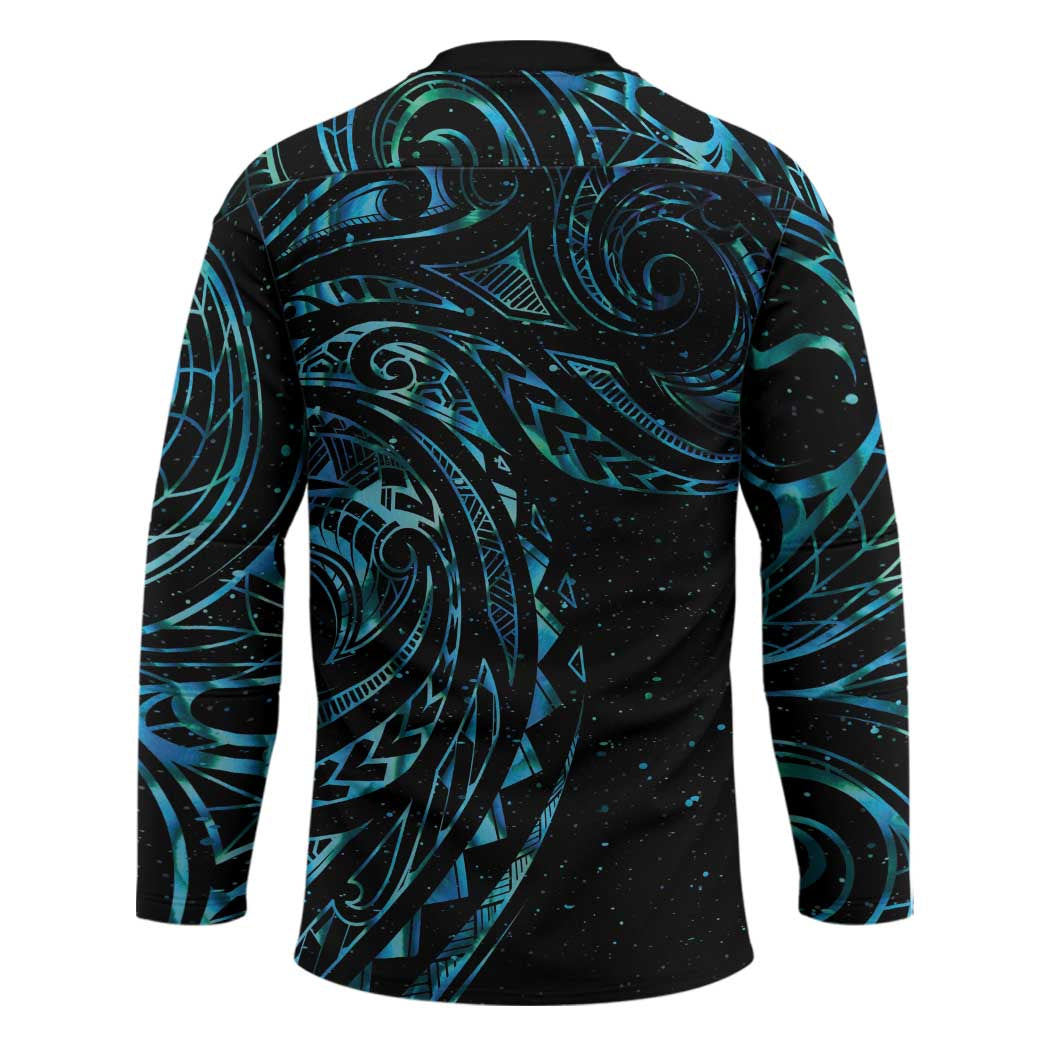 New Zealand Matariki Hockey Jersey Galaxy Maori Tribal Tattoo LT9 - Polynesian Pride