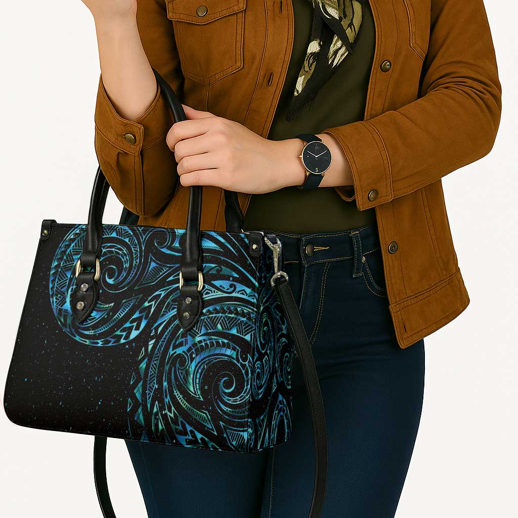 New Zealand Matariki Leather Bag Galaxy Maori Tribal Tattoo - Polynesian Pride