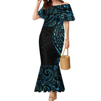 New Zealand Tribal Tattoo Mermaid Dress With Matariki Art LT9 Women Galaxy - Polynesian Pride