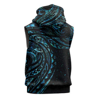 New Zealand Matariki Sleeveless Hoodie Galaxy Maori Tribal Tattoo LT9 - Polynesian Pride