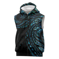 New Zealand Matariki Sleeveless Zip Hoodie Galaxy Maori Tribal Tattoo LT9 Galaxy - Polynesian Pride