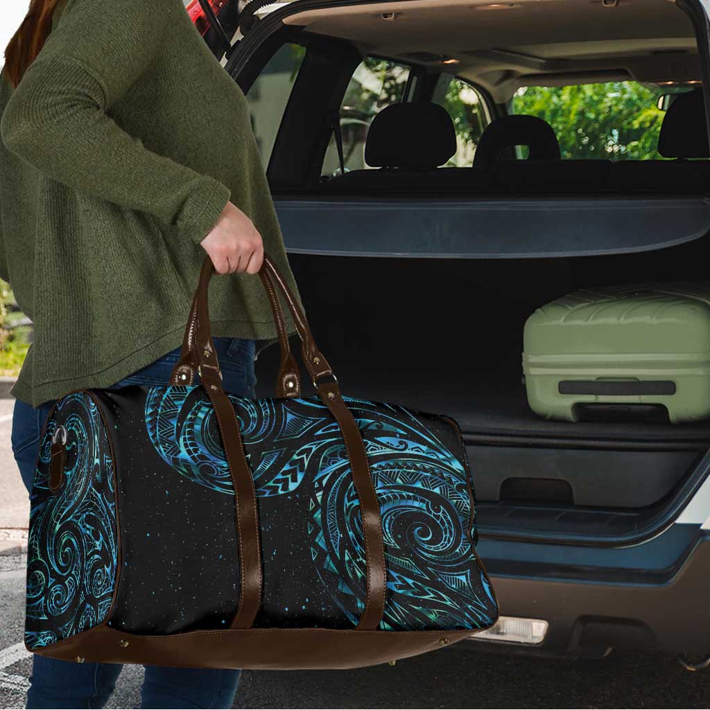 New Zealand Matariki Travel Bag Galaxy Maori Tribal Tattoo LT9 - Polynesian Pride