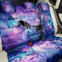 I Love You In Every Universe Personalised Back Car Seat Cover Polynesian Pattern Galaxy Style LT9 - Polynesian Pride