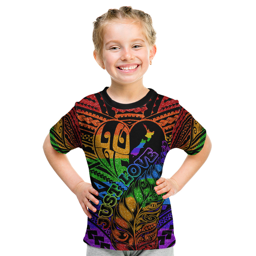 New Zealand LGBT Fern Heart Kid T Shirt Dont judge What You Dont Understand LT9 Youth XL Size14 - Polynesian Pride