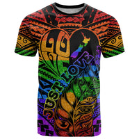New Zealand LGBT Fern Heart T Shirt Dont judge What You Dont Understand LT9 Kid - Polynesian Pride