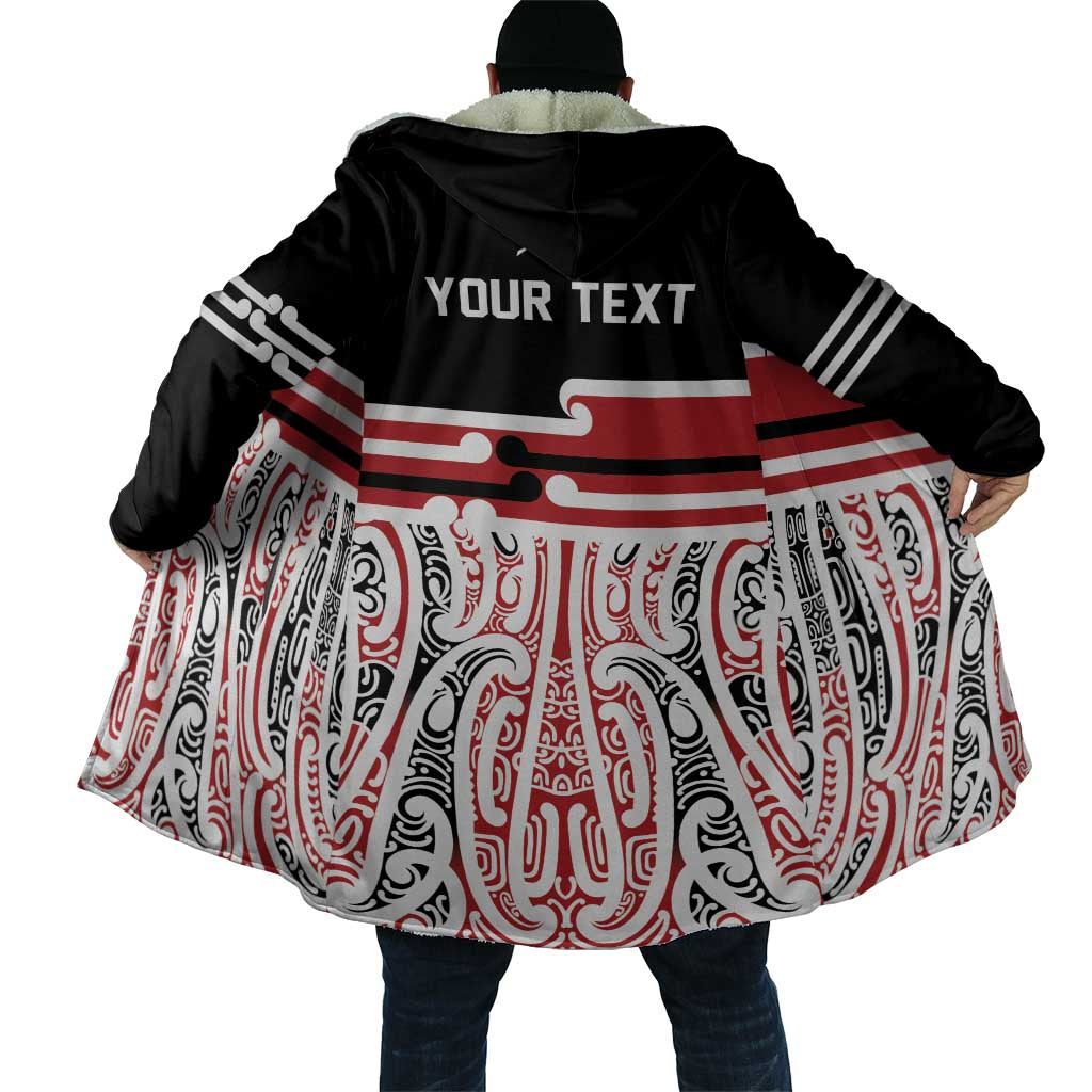 Personalised Toitu Te Tiriti Aotearoa 1840 Cloak Red Kowhaiwhai Puhoro LT9 - Polynesian Pride