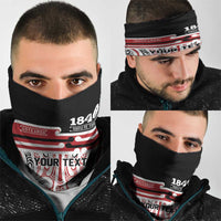 Personalised Toitu Te Tiriti Aotearoa 1840 Neck Gaiter Red Kowhaiwhai Puhoro LT9 - Polynesian Pride
