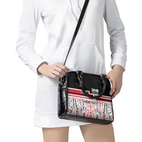 Personalised Toitu Te Tiriti Aotearoa 1840 Shoulder Handbag Red Kowhaiwhai Puhoro - Polynesian Pride