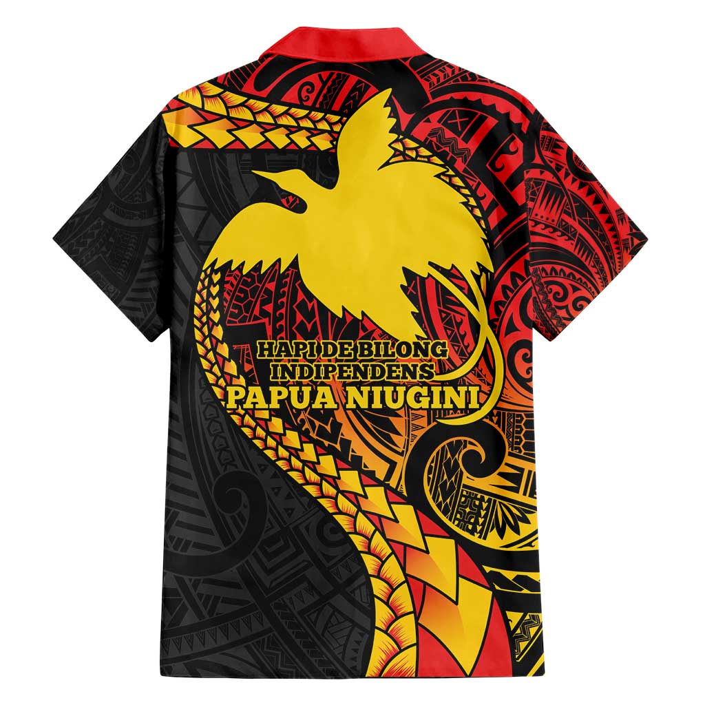 Papua New Guinea Tribal Tattoo Hawaiian Shirt 50th Independence Anniversary