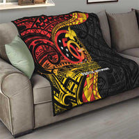 Papua New Guinea Tribal Tattoo Quilt 50th Independence Anniversary LT9 - Polynesian Pride