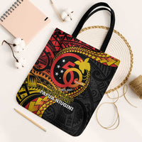 Papua New Guinea Tribal Tattoo Tote Bag 50th Independence Anniversary - Polynesian Pride
