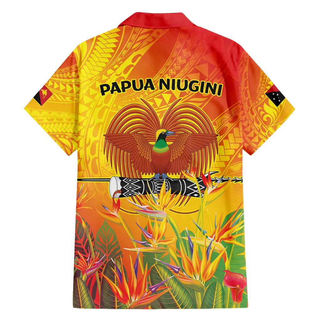 Papua New Guinea Unity in Diversity Family Matching Off Shoulder Short Dress and Hawaiian Shirt 50th Indipendens Papua Niugini LT9 - Polynesian Pride