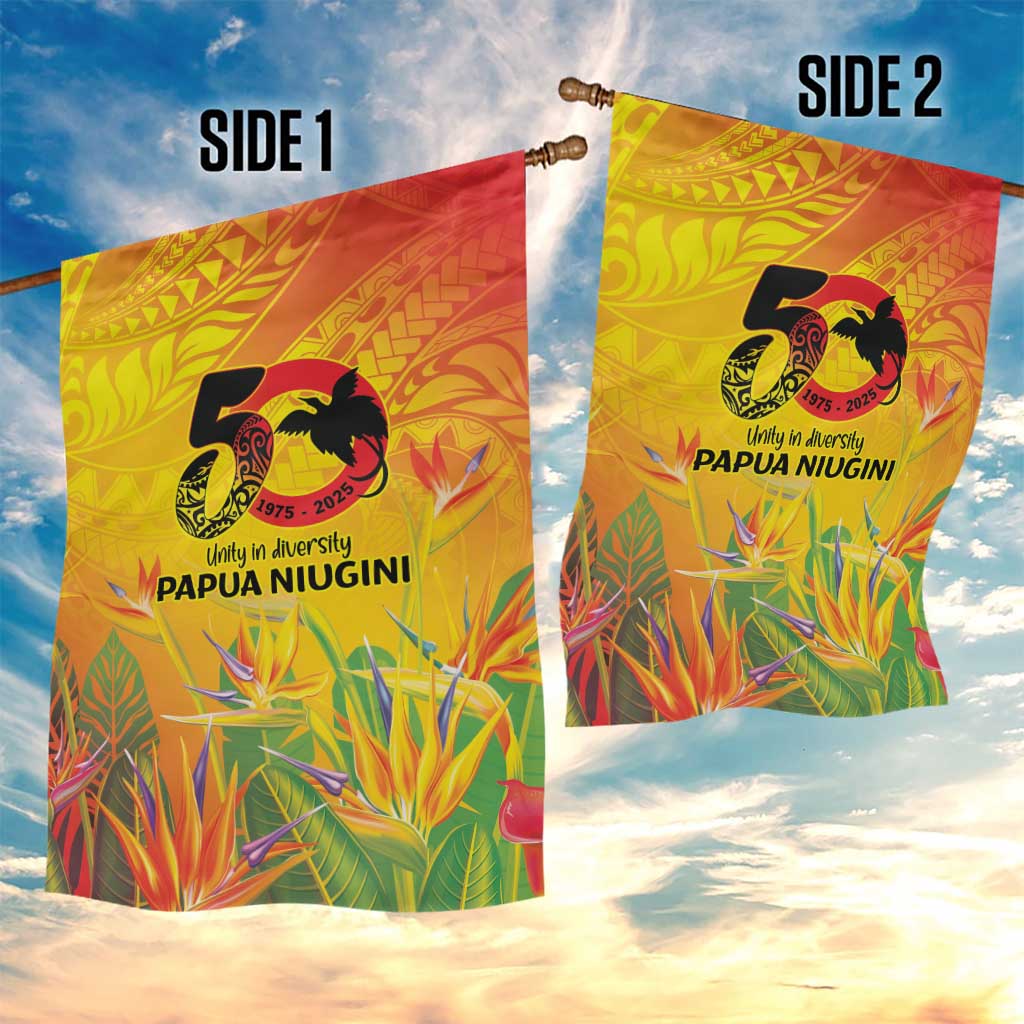 Papua New Guinea Unity in Diversity Garden Flag 50th Indipendens Papua Niugini LT9 - Polynesian Pride