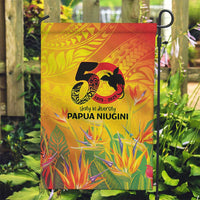 Papua New Guinea Unity in Diversity Garden Flag 50th Indipendens Papua Niugini LT9 Garden Flag Gold - Polynesian Pride