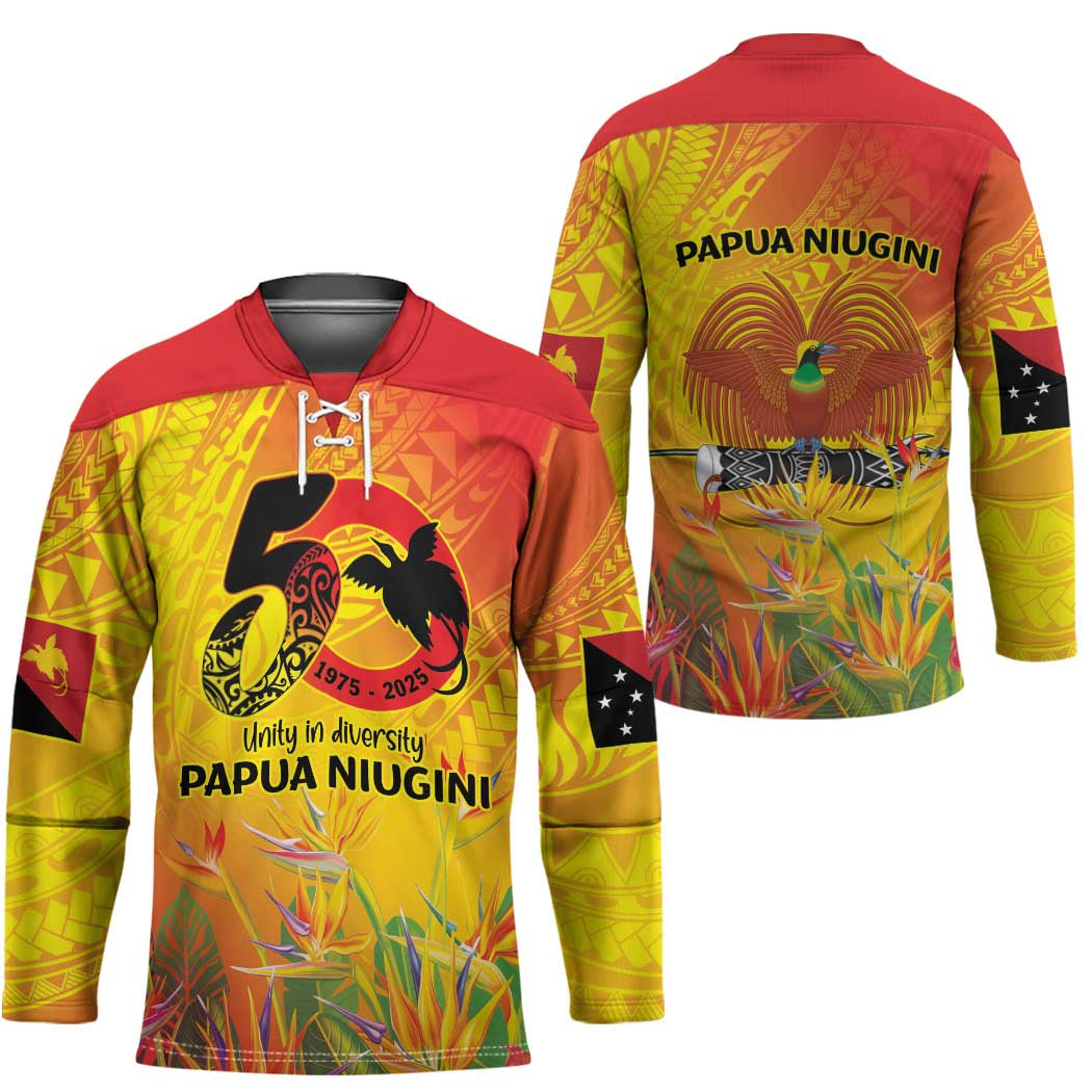 Papua New Guinea Unity in Diversity Hockey Jersey 50th Indipendens Papua Niugini - Polynesian Pride