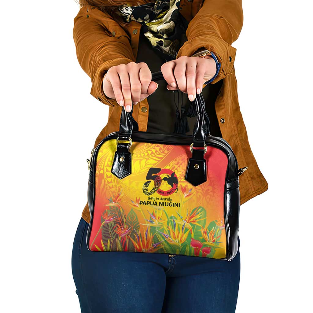 Papua New Guinea Unity in Diversity Shoulder Handbag 50th Indipendens Papua Niugini