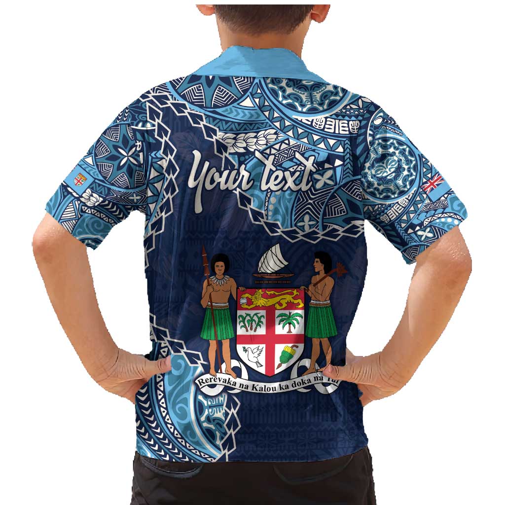 Personalised Fiji 54th Anniversary Family Matching Mermaid Dress and Hawaiian Shirt Siga Ni Bula Galala Marautaki O Viti LT9 - Polynesian Pride