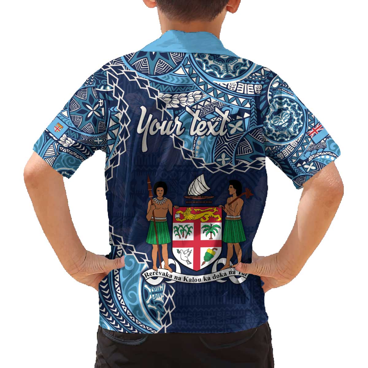 Personalised Fiji 54th Anniversary Family Matching Off The Shoulder Long Sleeve Dress and Hawaiian Shirt Siga Ni Bula Galala Marautaki O Viti LT9 - Polynesian Pride