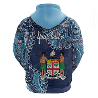 Personalised Fiji 54th Anniversary Hoodie Siga Ni Bula Galala Marautaki O Viti LT9 - Polynesian Pride