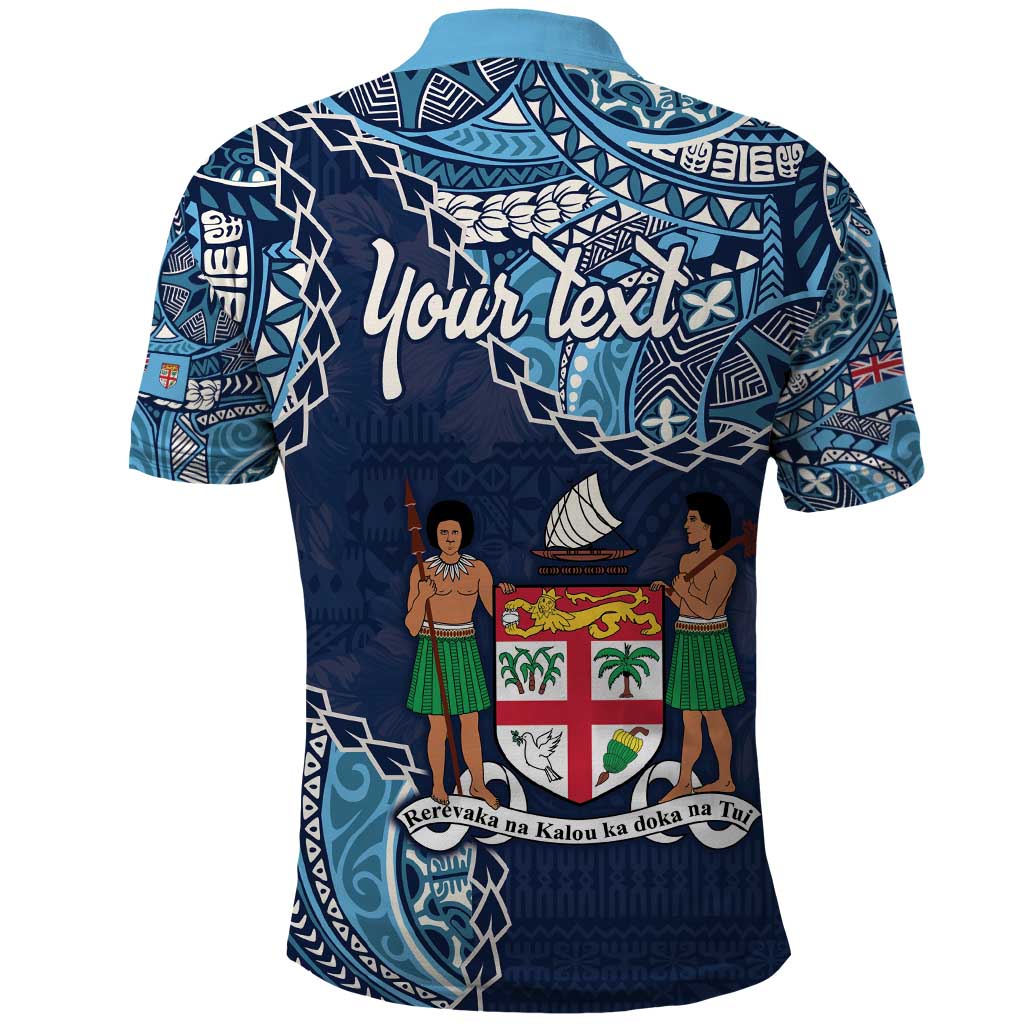 Personalised Fiji 54th Anniversary Polo Shirt Siga Ni Bula Galala Marautaki O Viti LT9 - Polynesian Pride