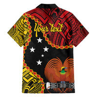 Personalised Papua New Guinea 49th Anniversary Family Matching Off Shoulder Maxi Dress and Hawaiian Shirt Hapi De bilong Indipendens Papua Niugini LT9 - Polynesian Pride