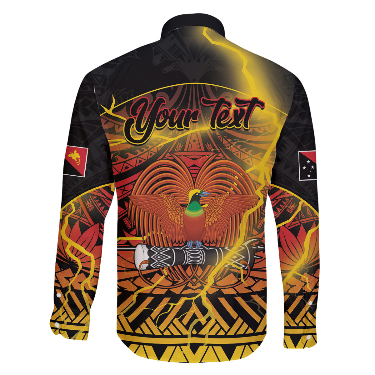 Personalised Papua New Guinea 49th Anniversary Family Matching Puletasi and Hawaiian Shirt Bird of Paradise Unity In Diversity LT9 - Polynesian Pride